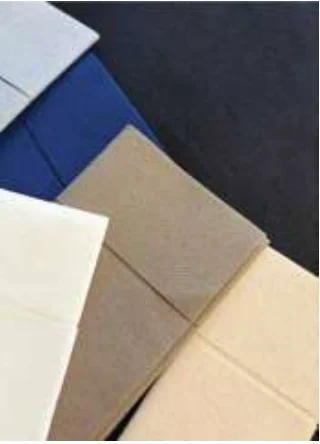 Large airlaid pouches with flap
