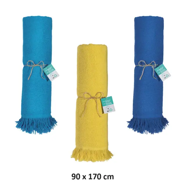 360 gsm recycled cotton beach towel