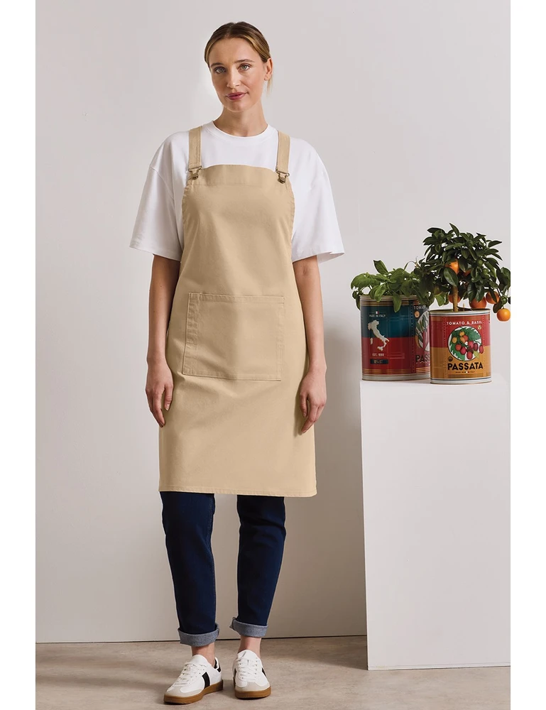 PR129 · Cross Back "Barista" Bib Apron