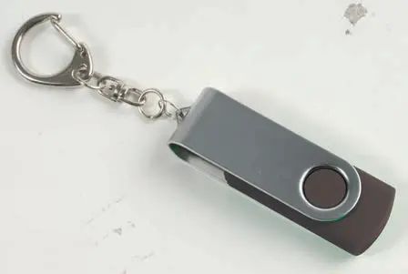 8GB rotating USB stick in rubberized ABS