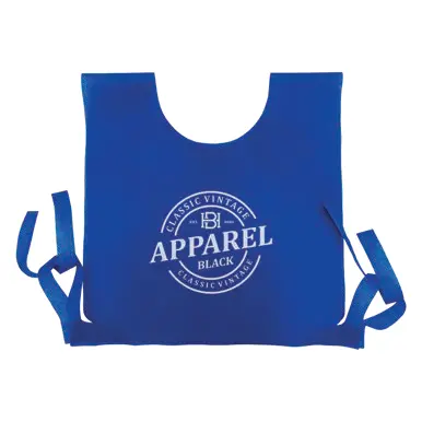 Sports bib in 50 g/m² nonwoven (TNT)