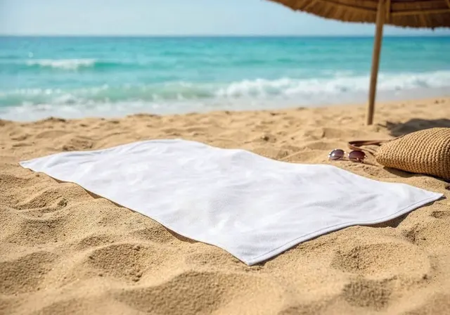 Recycled microfibre towel (R-PET) 170 g/m²