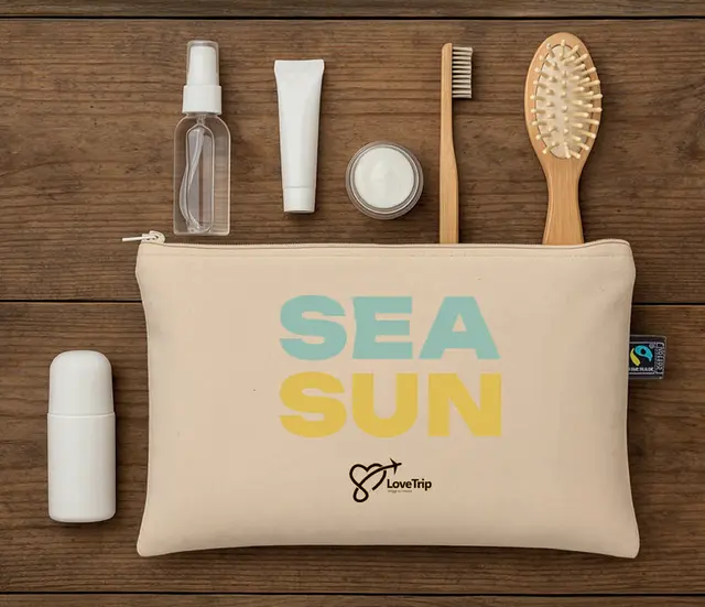 280 g/m² recycled cotton beauty case