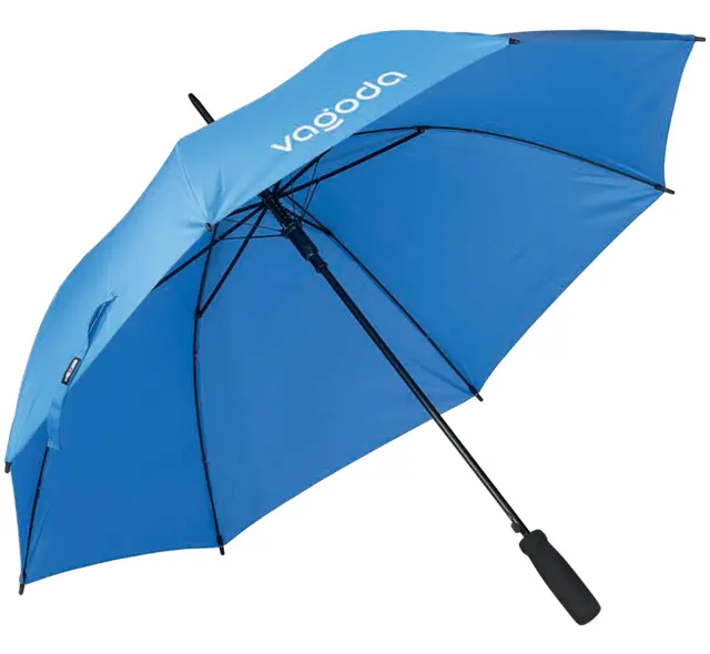 Automatic golf umbrella in 190T R-PET pongee
