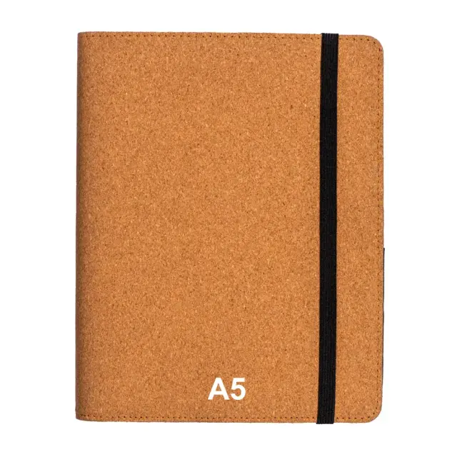 Conference folder and cork organizer. Inside, a
