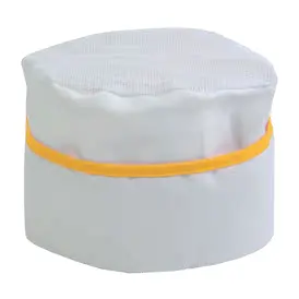 White chef hat in polyester and cotton