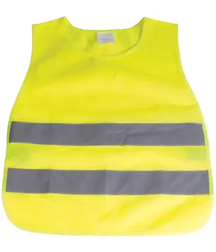 Children’s high visibility vest in polyester 120 g/m²
