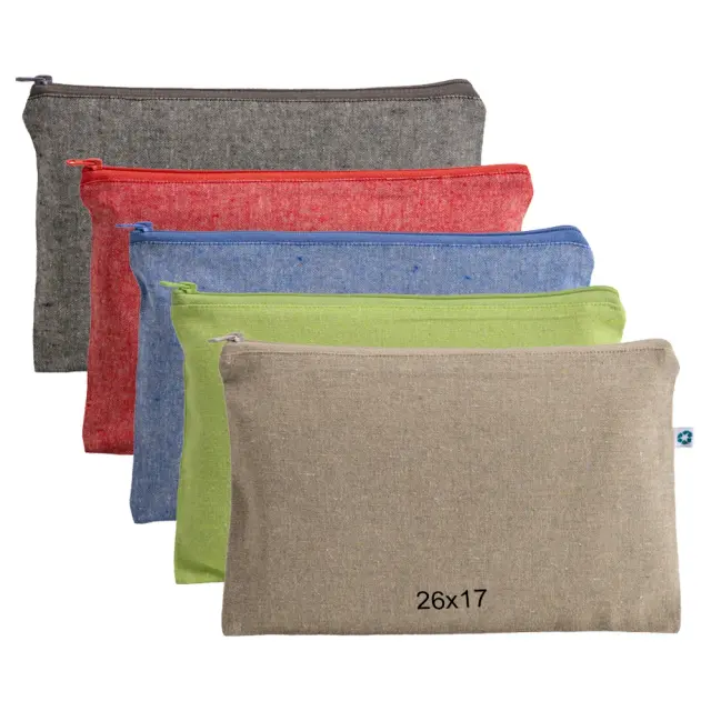 150 g/m² recycled cotton beauty case