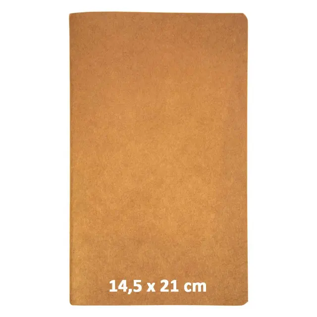 Notebook with recycled paper cover