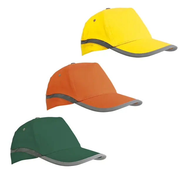 160 g/m² cotton baseball cap, 5 panels