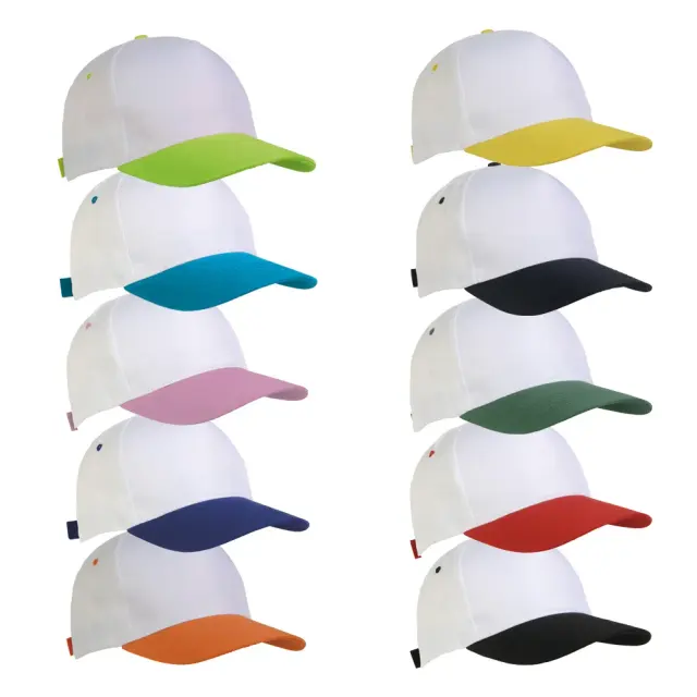 120gsm polyester, 5-panel baseball cap
