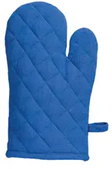 Recycled cotton oven mitt