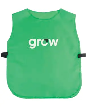 Sports bib in 190T polyester