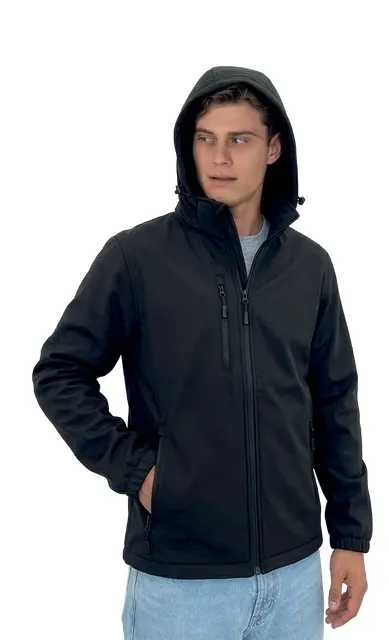 Regenerated softshell jacket Unisex softshell jacket made from 100% regenerated 280 g/m² fabric