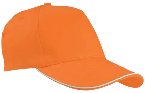 160 g/m² cotton, 5-panel baseball cap