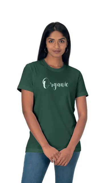 Organic T-shirt Unisex short-sleeved T-shirt in 100% organic cotton, 145 g/m²