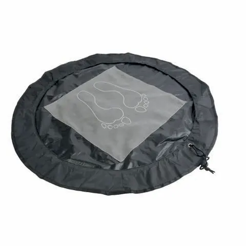 Polyester footrest mat