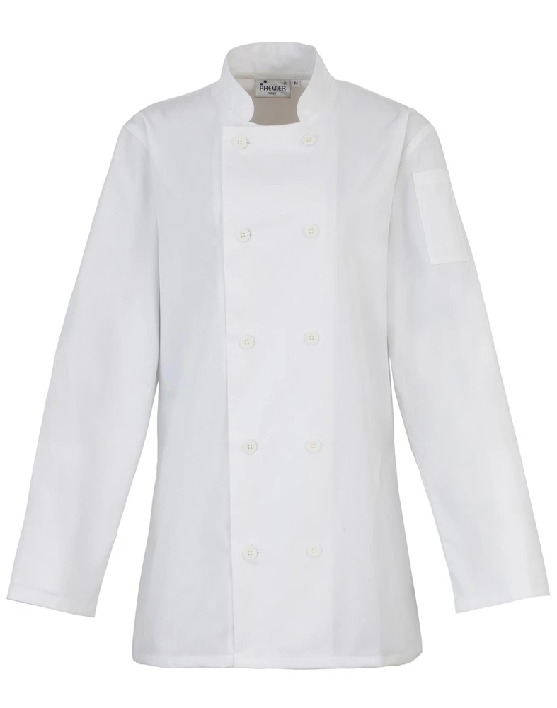 PR671 · Ladies' Long Sleeve Chefs Jacket