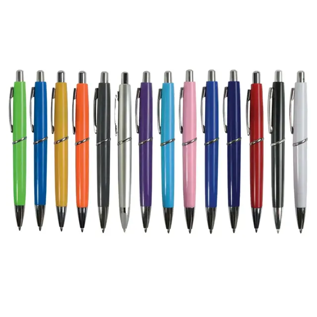 Plastic click pen