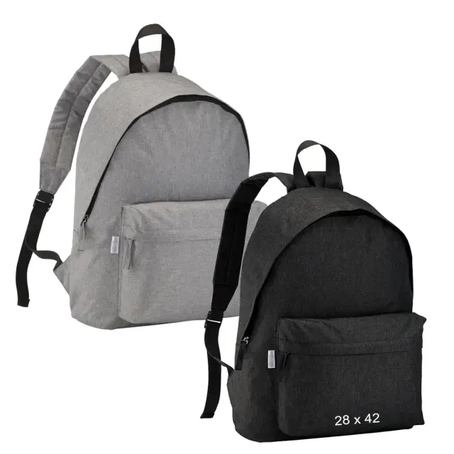Backpack made of recycled PET (R-PET) melange