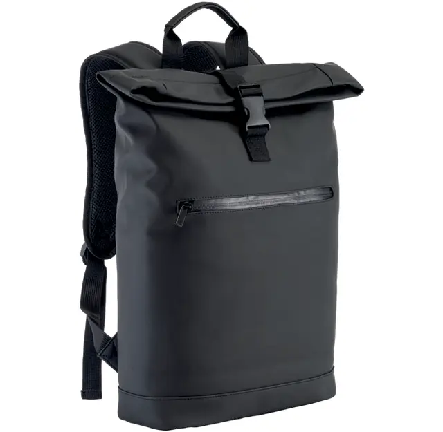 Laptop backpack (15”) in water-resistant soft PU