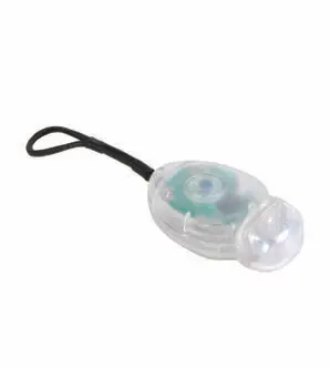 Set of two ABS bicycle lights (white and red)