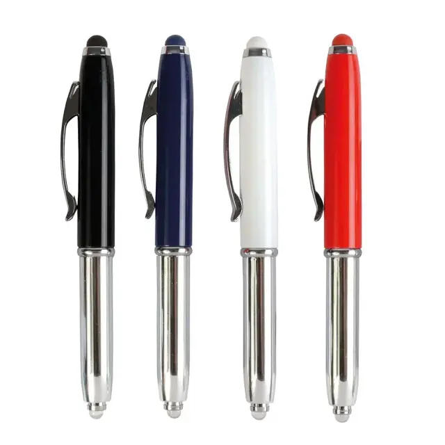 Metal and plastic ballpoint pen