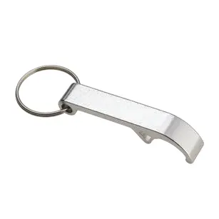 Aluminium bottle opener keyring