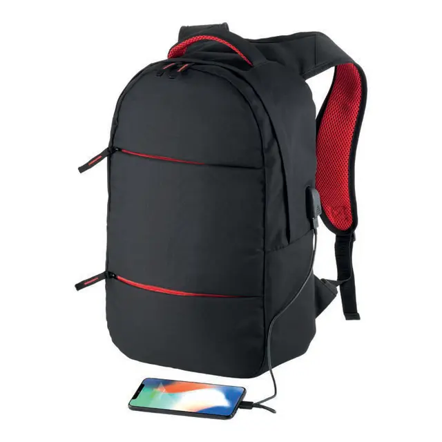 Laptop backpack (15”) in 600D polyester
