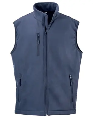 Softshell polyester vest 280 g/m²