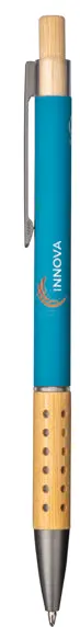 Recycled rubberized aluminum click pen