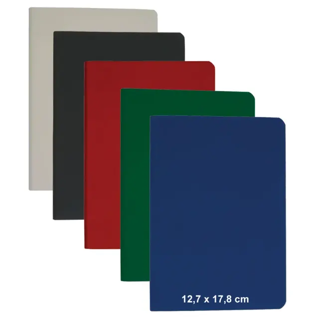 Notebook with flexible PVC cover