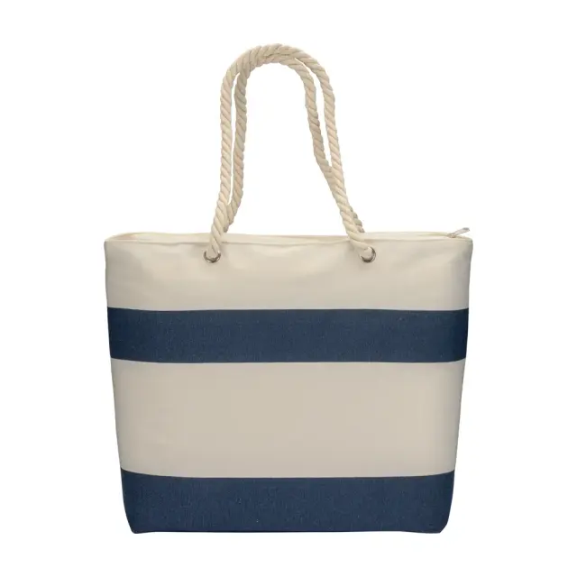 Beach bag in 280 g/m² recycled polycotton