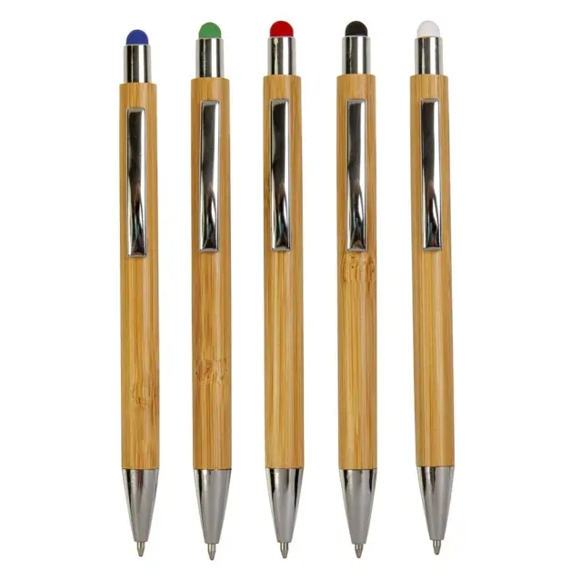 Bamboo retractable pen