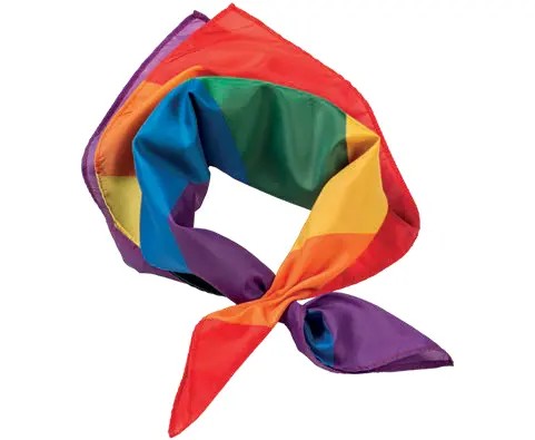 Square bandana in 45 g/m² polyester