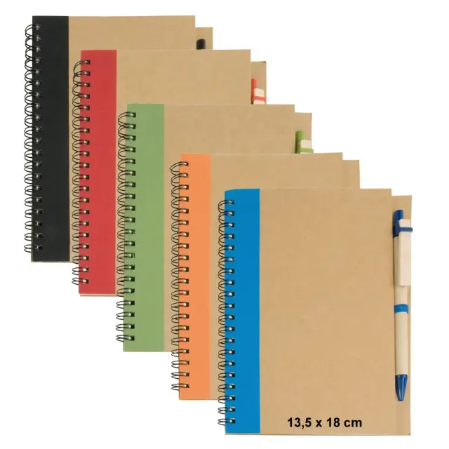 Ring binder Notebook with recycled paper cover