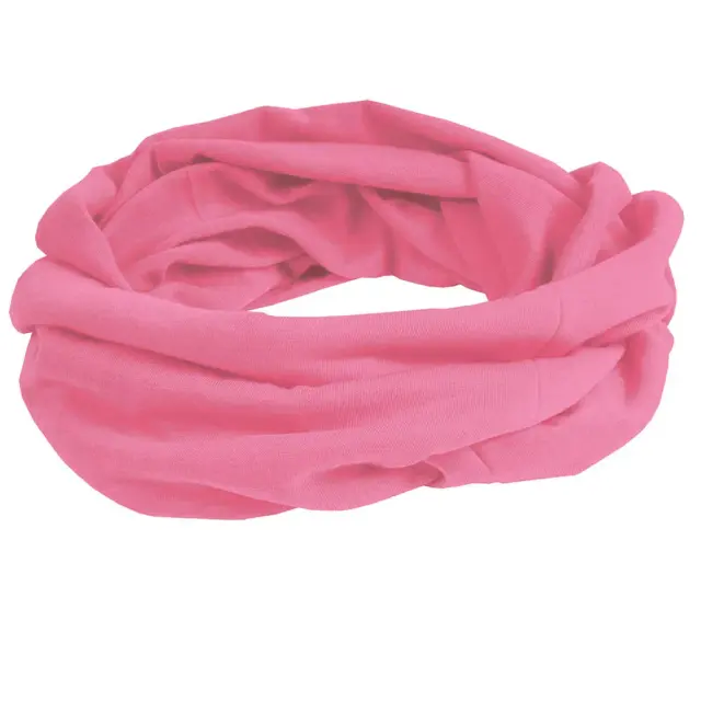 Tubular multipurpose bandana in polyester and elastane