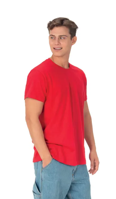 Tubular organic T-shirt Unisex short-sleeved tubular T-shirt in 100% organic cotton, 145 g/m²