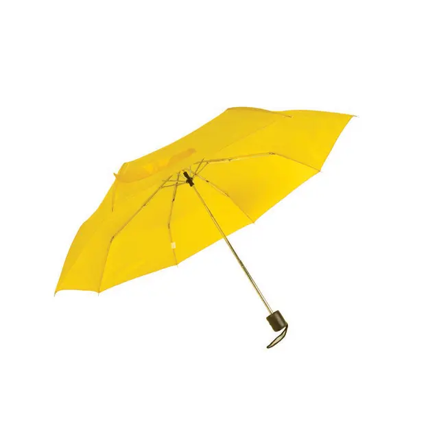 Folding umbrella with manual opening in 190T polyester, with matching case
