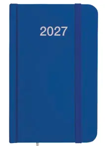 Pocket weekly planner 2027. Hard cover in