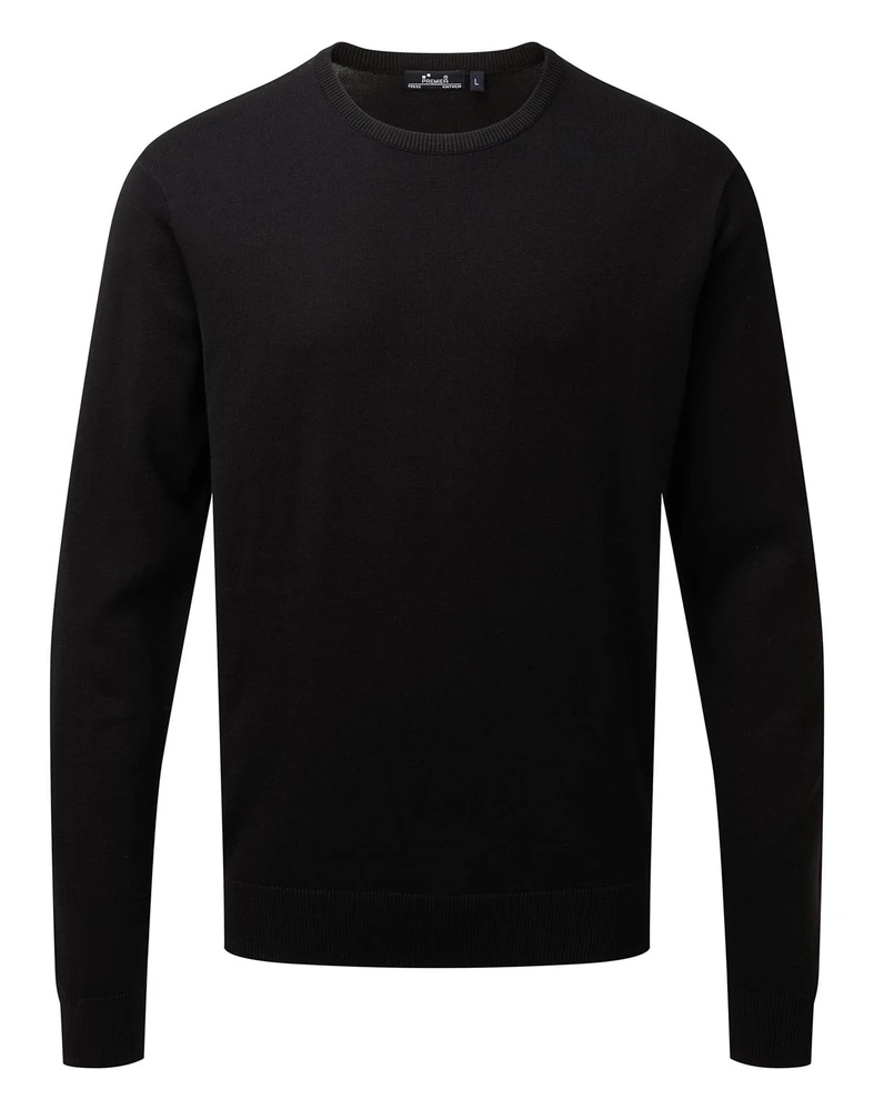 PR692 · Men's Crew Neck Cotton Rich Knitted Sweater