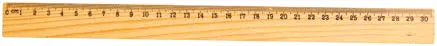 30cm wooden ruler