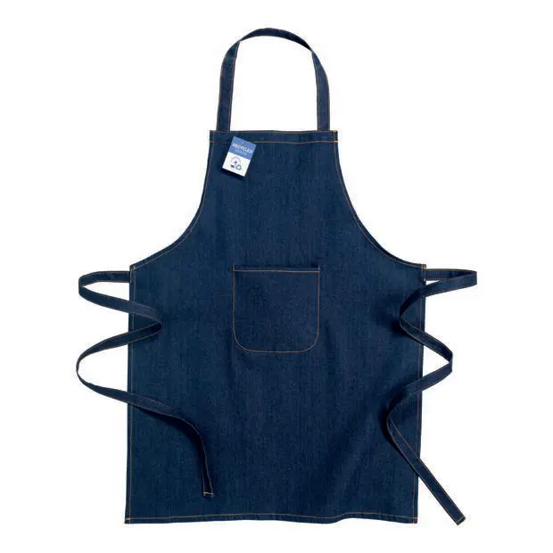 Bartender’s apron in 180 g/m² recycled denim cotton