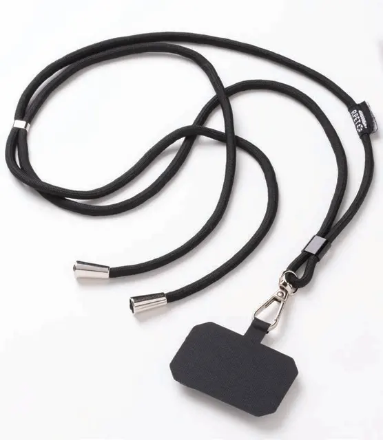 RPET badge/cell phone holder lanyard with tag for customization