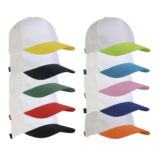 120gsm polyester, 5-panel baseball cap