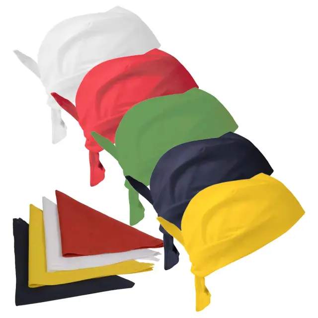 Triangular bandana in cotton and polyester