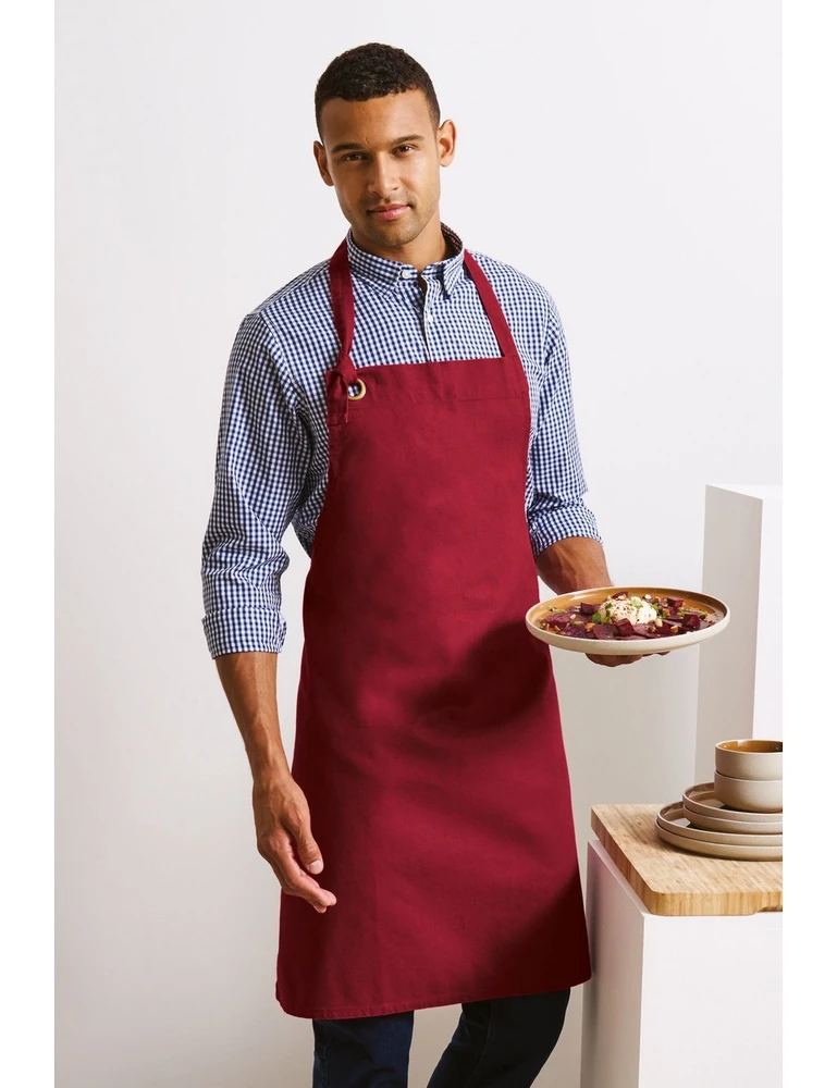 PR130 · "Calibre" Heavy Cotton Canvas Bib Apron