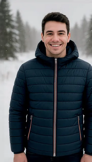 Padded polyester jacket
