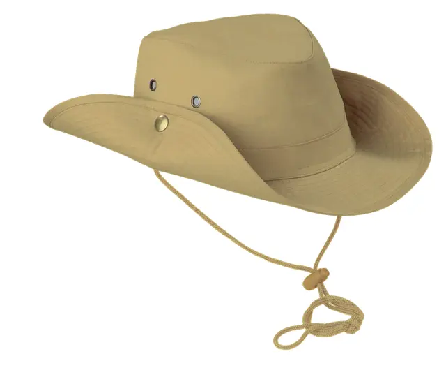 Wide-brimmed hat in 120 g/m² polyester