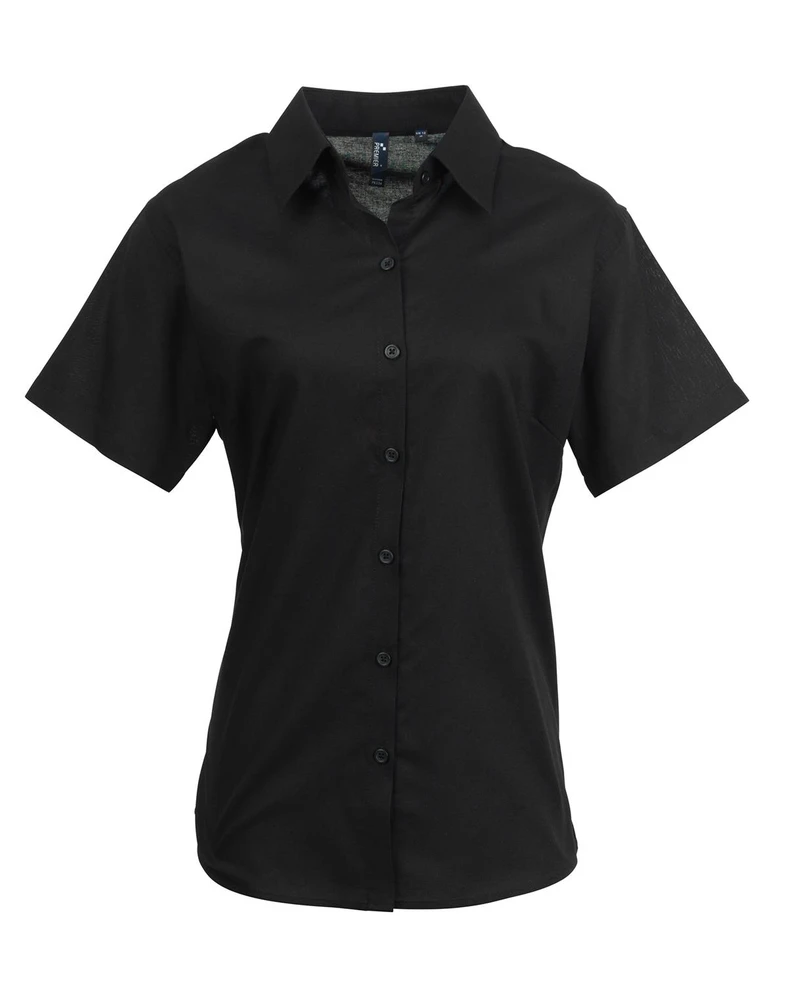 PR336 · Signature Oxford Ladies' Short Sleeve Shirt